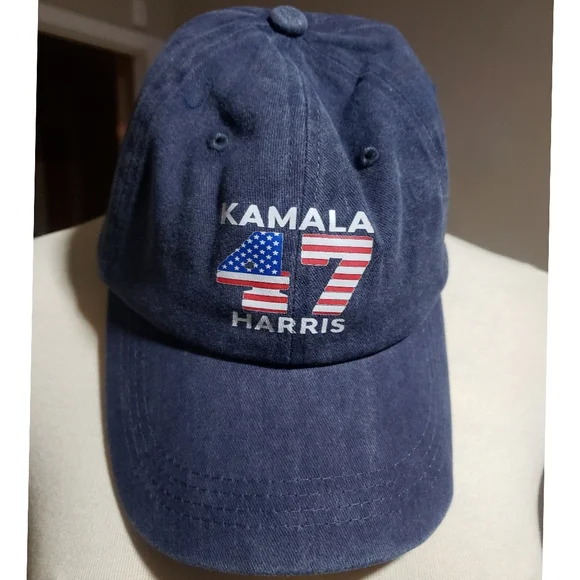 HARRIS WALZ Camo Black Hat Campaign Voter 2024 Hunter Cap Snapback Lot o… - Picture 3 of 10